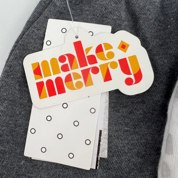 Nordstrom Babies' 2-Piece Pull On Cotton Joggers Set Grey Micro Strokes NB NWT - Picture 7 of 7